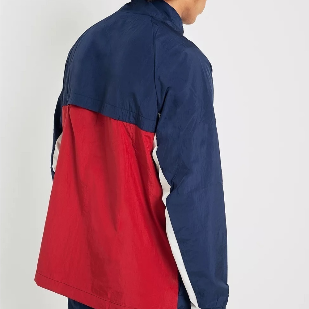 Nike Men’s Archive Half Zip Anorak / Track Jacket Red/Navy/White Size Large - Picture 2 of 16